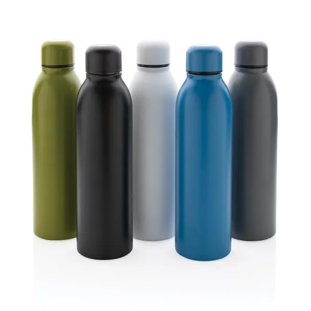  RCS Recycled stainless steel vacuum bottle - XD Collection Plava