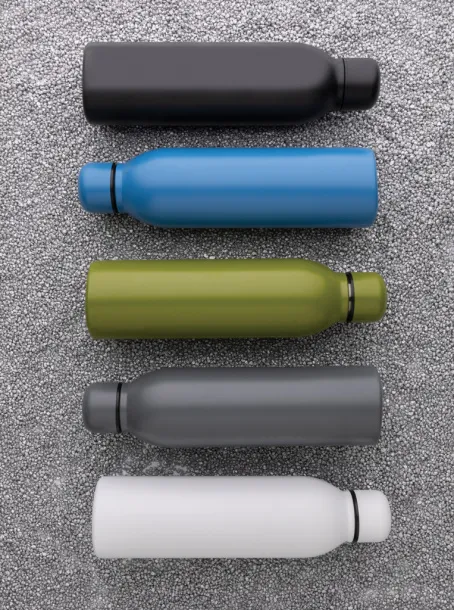  RCS Recycled stainless steel vacuum bottle - XD Collection Plava