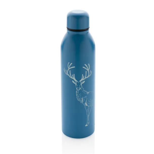  RCS Recycled stainless steel vacuum bottle - XD Collection blue 