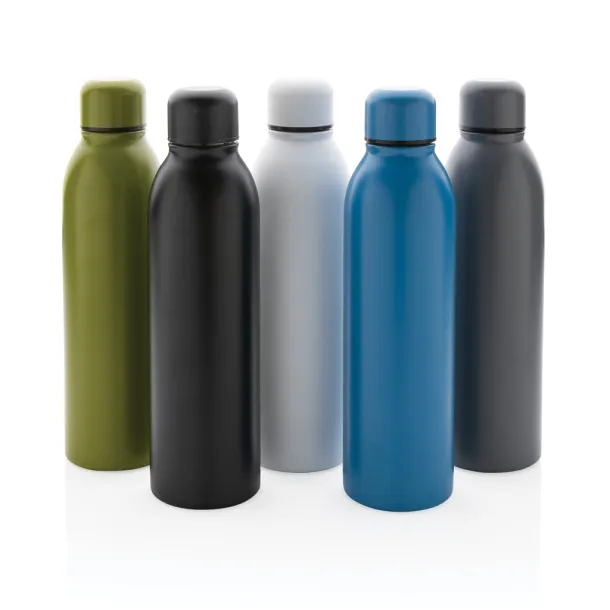  RCS Recycled stainless steel vacuum bottle - XD Collection Plava