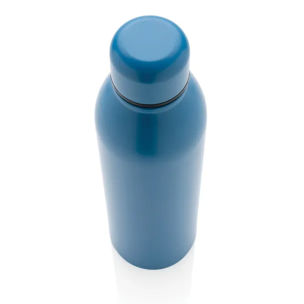  RCS Recycled stainless steel vacuum bottle - XD Collection Plava