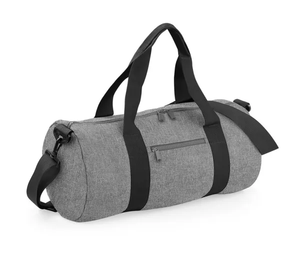  Valjkasta torba - Bagbase Grey Marl Crna