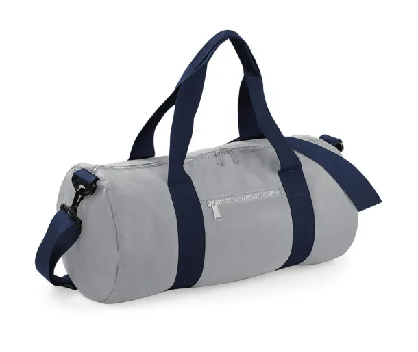  Valjkasta torba - Bagbase Light Grey French Navy