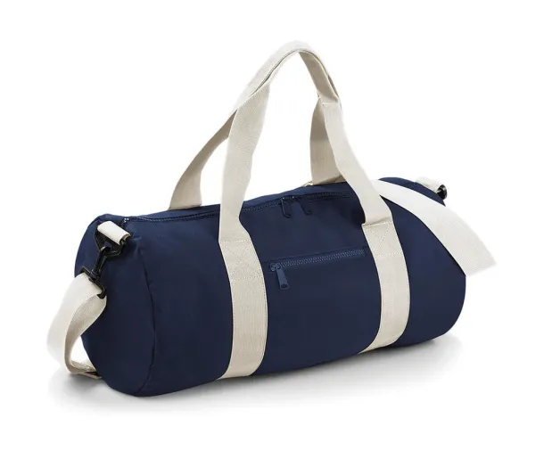  Valjkasta torba - Bagbase French Navy Off White