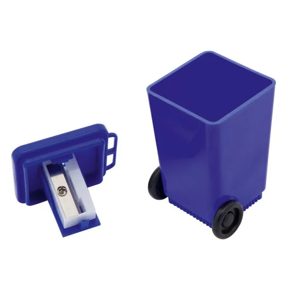  Pencil sharpener "trash can" Mornarski plava
