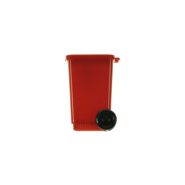  Pencil sharpener "trash can" red