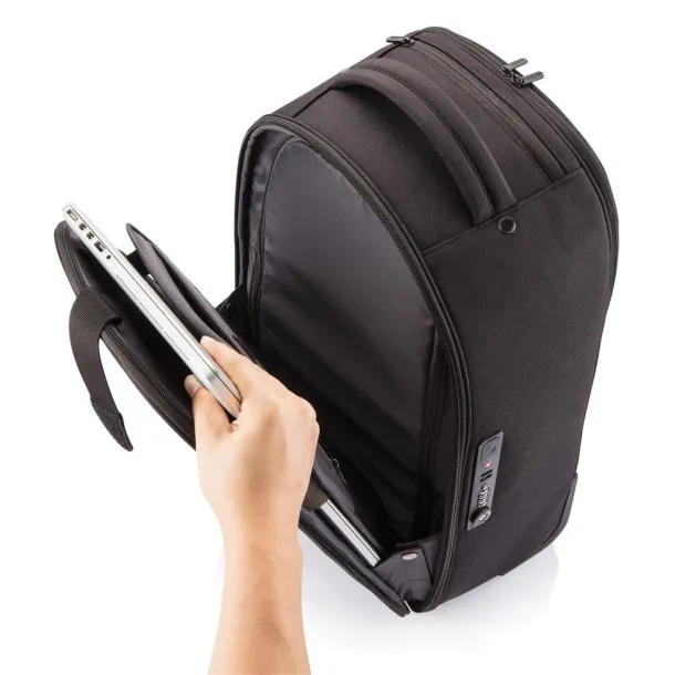  Bobby ruksak s kotačićima, 17" - XD Design Crna Siva
