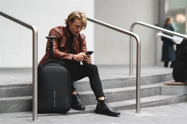  Bobby ruksak s kotačićima - XD Design Crna Cool Grey 8