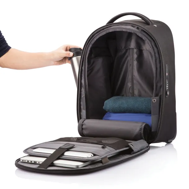  Bobby ruksak s kotačićima, 17" - XD Design Crna Siva
