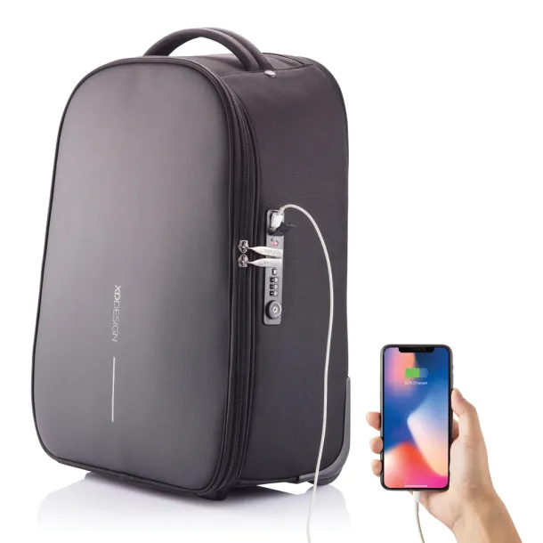  Bobby ruksak s kotačićima, 17" - XD Design Crna Siva