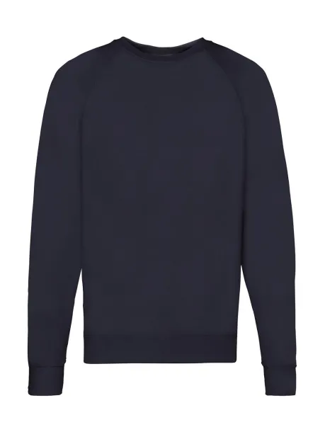  Lightweight Raglan Sweat - Fruit of the Loom Deep Navy