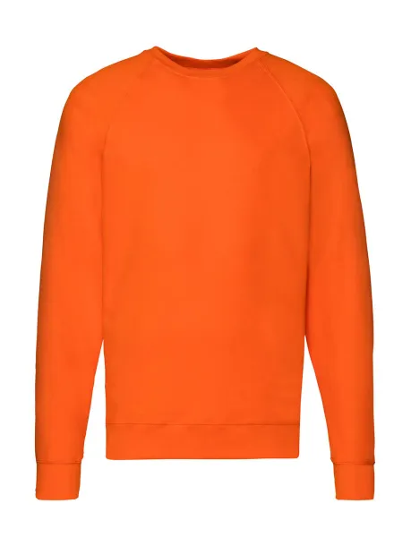  Lagani raglan pulover, 240 g/m² - Fruit of the Loom Narančasta