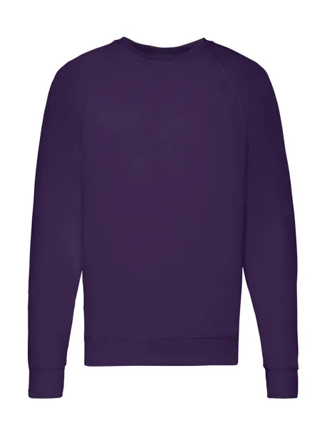  Lightweight Raglan Sweat - Fruit of the Loom Ljubičasta