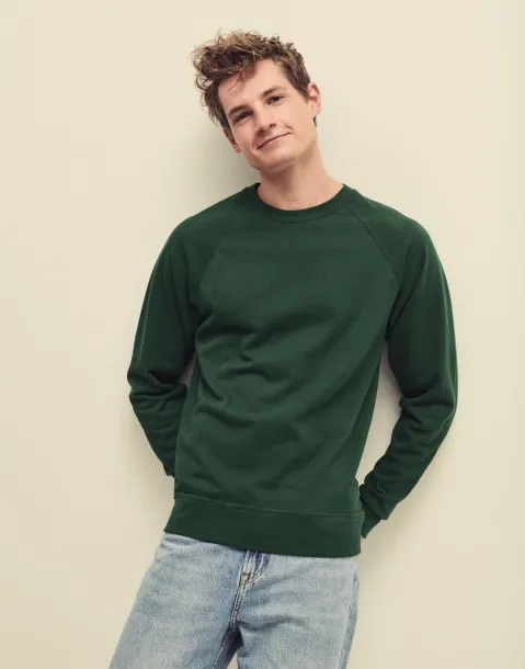  Lagani raglan pulover, 240 g/m² - Fruit of the Loom