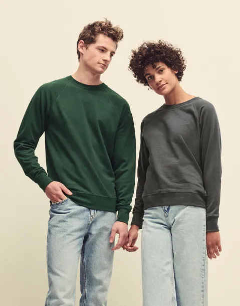  Lagani raglan pulover, 240 g/m² - Fruit of the Loom