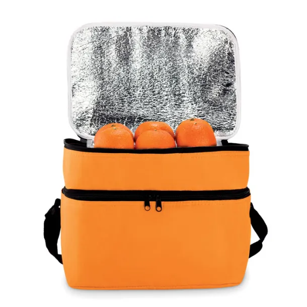 CASEY Cooler bag with 2 compartments Orange