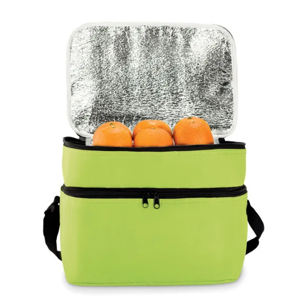 CASEY Cooler bag with 2 compartments Lime