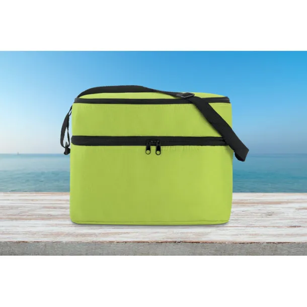 CASEY Cooler bag with 2 compartments Lime