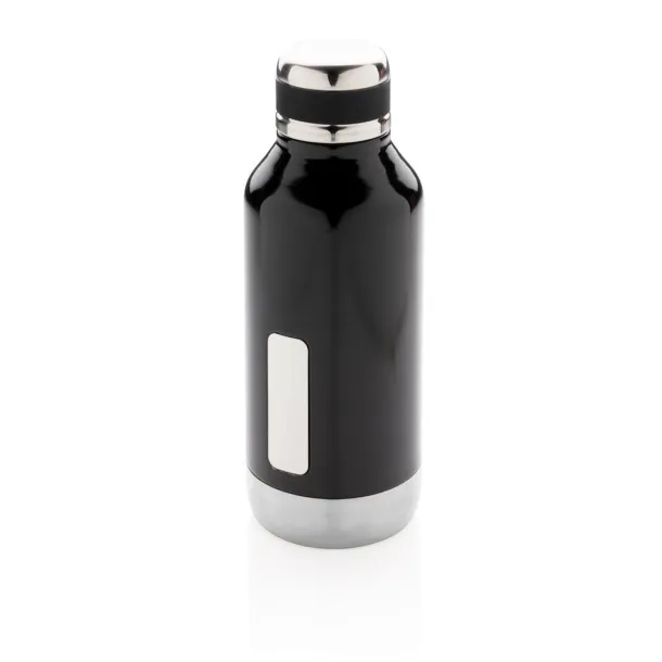  termos boca s pločicom za logo, 500 ml - XD Collection Crna 