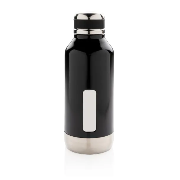  termos boca s pločicom za logo, 500 ml - XD Collection Crna 