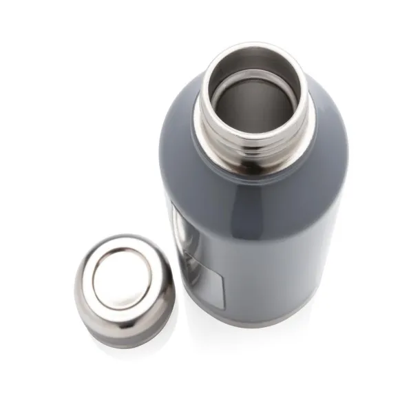  Leak proof vacuum bottle with logo plate - XD Collection Siva