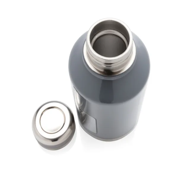  Leak proof vacuum bottle with logo plate - XD Collection Siva