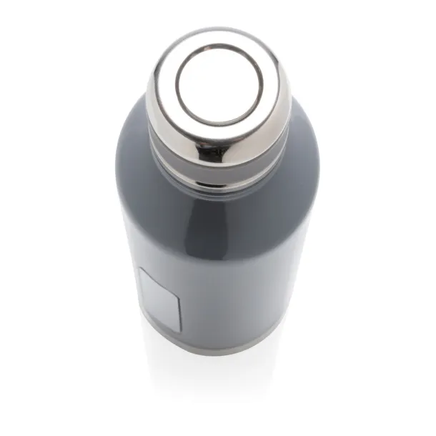  termos boca s pločicom za logo, 500 ml - XD Collection Siva
