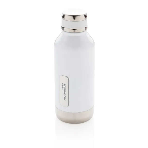  Leak proof vacuum bottle with logo plate - XD Collection White 