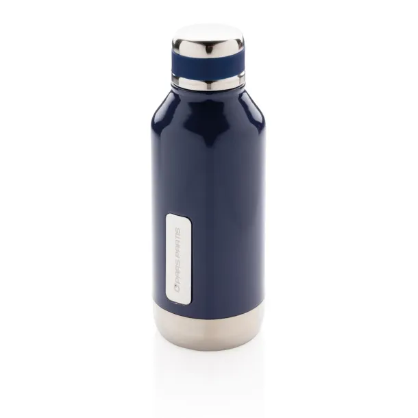  Leak proof vacuum bottle with logo plate - XD Collection Blue 