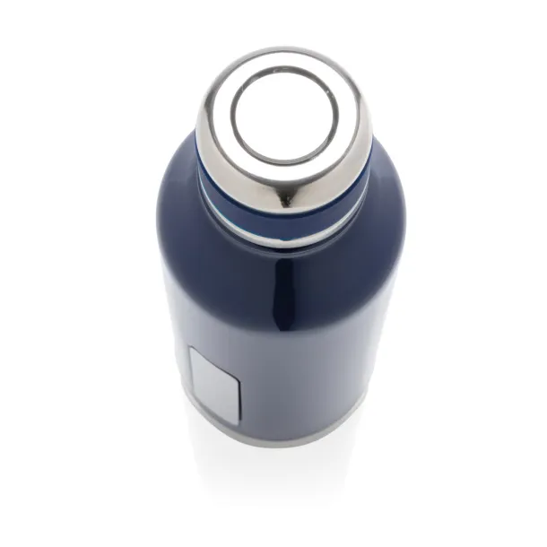  termos boca s pločicom za logo, 500 ml - XD Collection Plava 