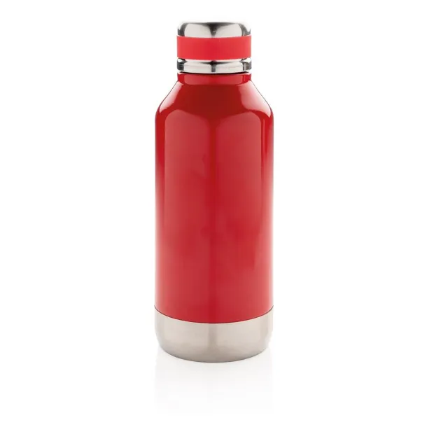  Leak proof vacuum bottle with logo plate - XD Collection Red 