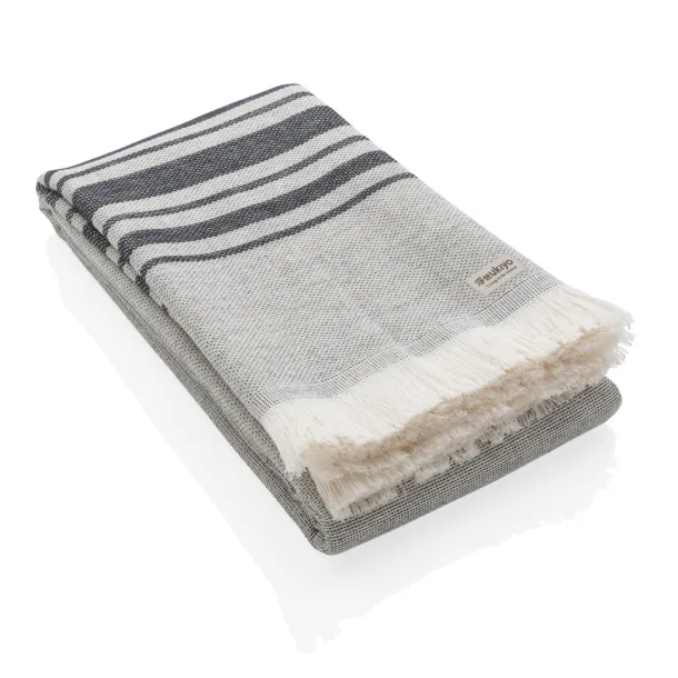 Ukiyo Yumiko AWARE™ hammam ručnik, 100x180 cm - 260 g/m2 - Ukiyo Crna