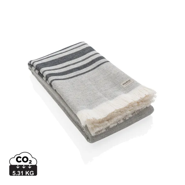 Ukiyo Yumiko AWARE™ hammam ručnik, 100x180 cm - 260 g/m2 - Ukiyo Crna