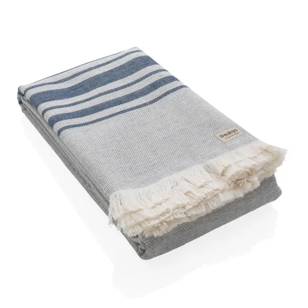 Ukiyo Yumiko AWARE™ hammam ručnik, 100x180 cm - 260 g/m2 - Ukiyo Mornarsko plava