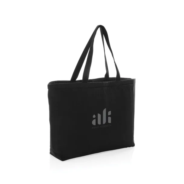  Impact AWARE™ 285 gsm rcanvas large cooler tote undyed - XD Collection Black 