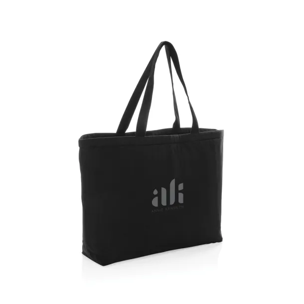  Impact AWARE™ 285 gsm rcanvas large cooler tote undyed - XD Collection Black 