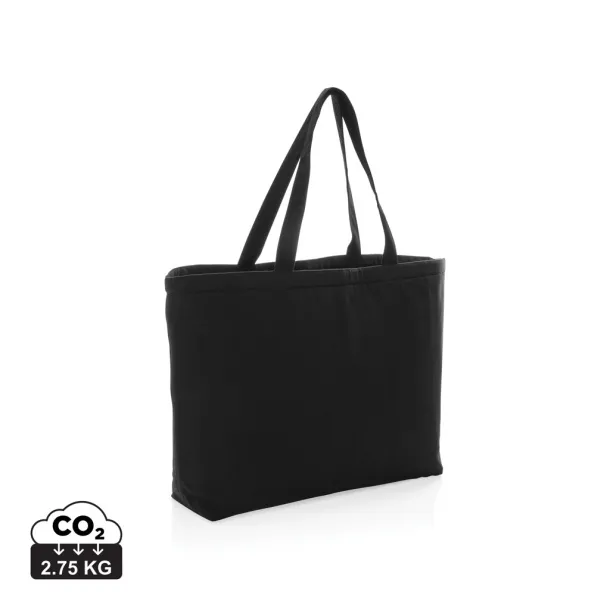  Impact AWARE™ 285 gsm rcanvas large cooler tote undyed - XD Collection Black 