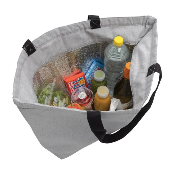  Impact AWARE™ 285 gsm rcanvas large cooler tote undyed - XD Collection Grey 