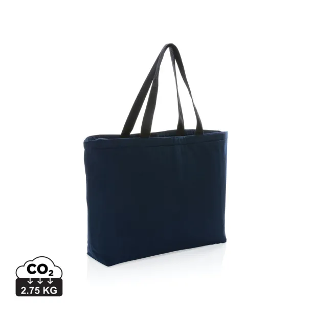  Impact AWARE™ 285 gsm rcanvas large cooler tote undyed - XD Collection Navy Blue 