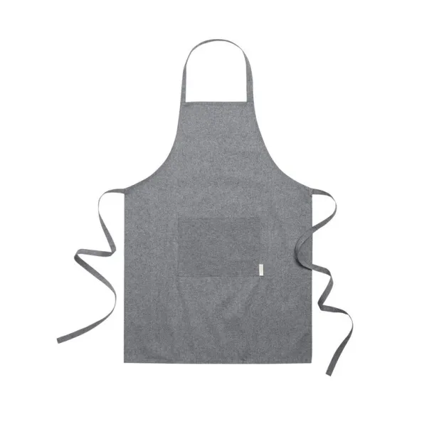 Kitchen apron made of recycled cotton Crna