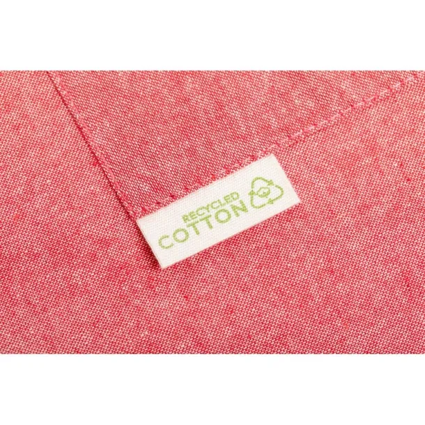  Kitchen apron made of recycled cotton Crvena