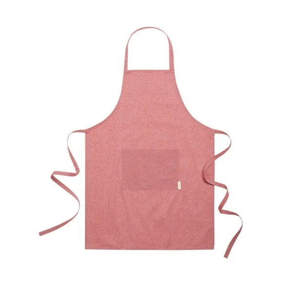  Kitchen apron made of recycled cotton Crvena