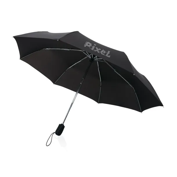  Swiss Peak AWARE™ Traveller 21” automatic umbrella - Swiss Peak Black 