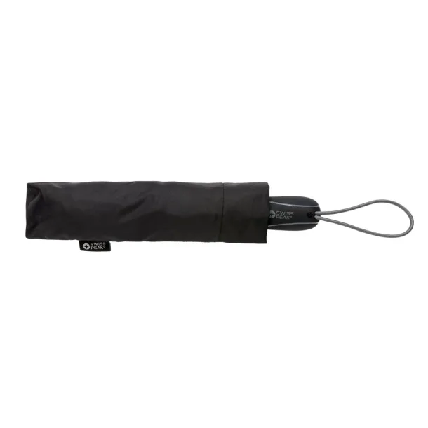  Swiss Peak AWARE™ Traveller 21” automatic umbrella - Swiss Peak Black 