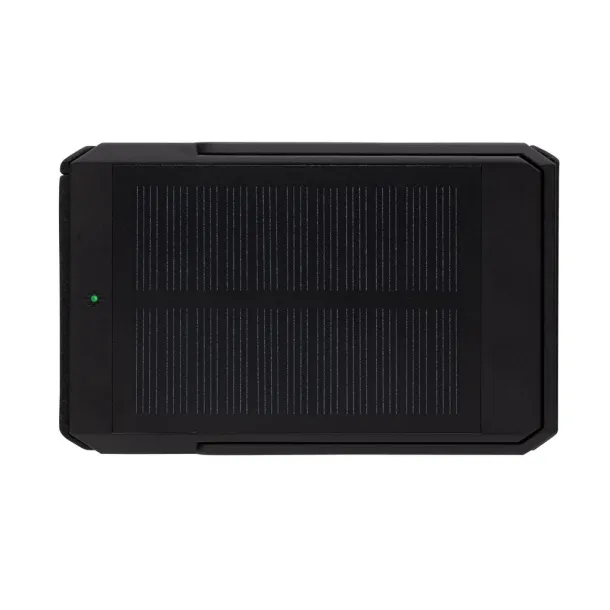  Skywave solarna prijenosna baterija s 10W bežičnim punjeačem od RCS reciklirane plastike, 5.000 mAh - XD Xclusive Crna 