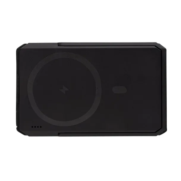  Skywave solarna prijenosna baterija s bežičnim punjačem - 10 W, 5 000 mAh - XD Xclusive Crna