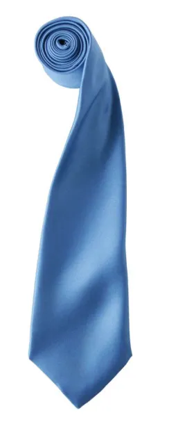  'COLOURS COLLECTION' SATIN TIE - Premier Mid Blue