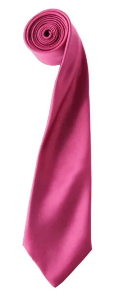  'COLOURS COLLECTION' SATIN TIE - Premier Hot Pink