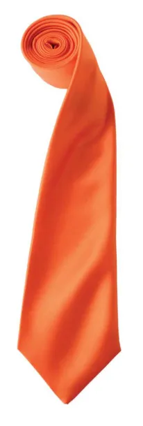  'COLOURS COLLECTION' SATIN TIE - Premier Orange