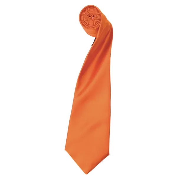  'COLOURS COLLECTION' SATIN TIE - Premier Terracotta